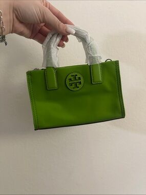 Tory Burch Lime Green Mini Tote